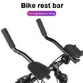 thumbnail image 2 of Trendix Bike Handlebar, Bike Rest Handlebar Aluminium Alloy Thick Sponge Arm Cushion Cycling Bicycle Handle Bar MTB Road Bike Arm Rest Bar, Type C, 2 of 9