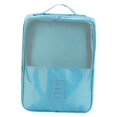 thumbnail image 1 of lingqin Travel Shoe Bag Shoe Carrying Bag, Zipper Closure, with Handle Premium Dustproof Blue, 1 of 9