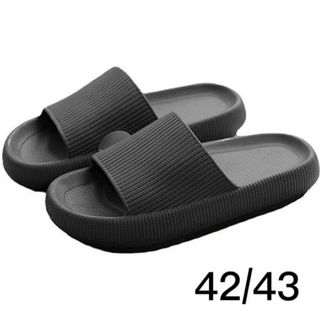 Women s men s slippers  bathing shoes  home non-slip slippers  indoor beach sandals  does not stink in summer  non-slip at home  ethylene vinyl acetate copolymer (EVA)  black