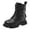Black, variant on GYUJNB Girls Mid Calf Boots Warm Faux Lined Non Slip Bow Winter Boots for Girls Everyday for Winter Outdoor and Parties,4.5-5 Years