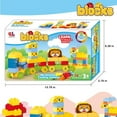 thumbnail image 5 of 74 Pcs Creative Building Blocks, Toddler Building Blocks Stacking Train with Storage Box, Educational Preschool Learning Toddler Toys Blocks Gift for Kids Boys and Girls, 5 of 10