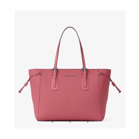 Michael Kors Outlet Voyager Large Saffiano Leather Tote Bag (HIBISCUS) 35R6SV6T7L-Hibiscus