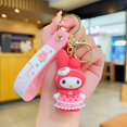 thumbnail image 1 of Kawaii Anime Sanrio creativo Helloed a Kitty dibujos animados pareja bolso llavero colgante accesorios juguete muñeca encantadora llavero cumpleaños Gi, 1 of 4
