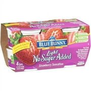 Blue Bunny: Light No Sugar Added Strawberry Sensation Yogurt, 16 oz
