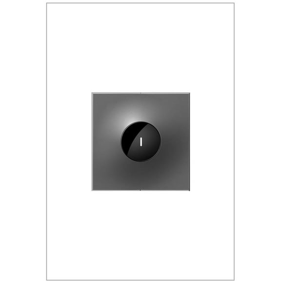 Legrand ASWV1532M2 Wave 600 Watt Single-Pole or 3-Way Two Module Light Switch with Touchless Operation Features (New Open Box)