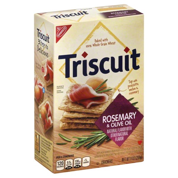 Nabisco Triscuit Rosemary & Olive Oil Crackers, 9 Oz.