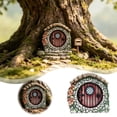 thumbnail image 3 of Fairy Gate, Elf Door Entrance | Garden Fairy Gate, Wooden Fairy Garden Art Doors for Garden Patio Decoration Fairy Tree House, 3 of 4