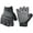 Grey, variant on Fingerless Work Gloves for Men Utility Padded Half Finger Driving Working Gloves