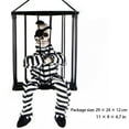 thumbnail image 2 of Décorations d'Halloween Animées Cravant Crâne Cage Prisonnier Maison Hantée, 2 of 4