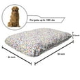 thumbnail image 2 of Stars Pet Bed, Colorful Stars Pattern Elements Celebration Theme Random Repeating Design, Chew Resistant Pad for Dogs and Cats Cushion with Removable Cover, 24" x 39", Multicolor, by Ambesonne, 2 of 4