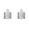 thumbnail image 1 of Billuyoard Elegant Crystal Glass Jar Jewelry Organizer Case Biscuit Trinket Tipo 2 2Conjunto, 1 of 1