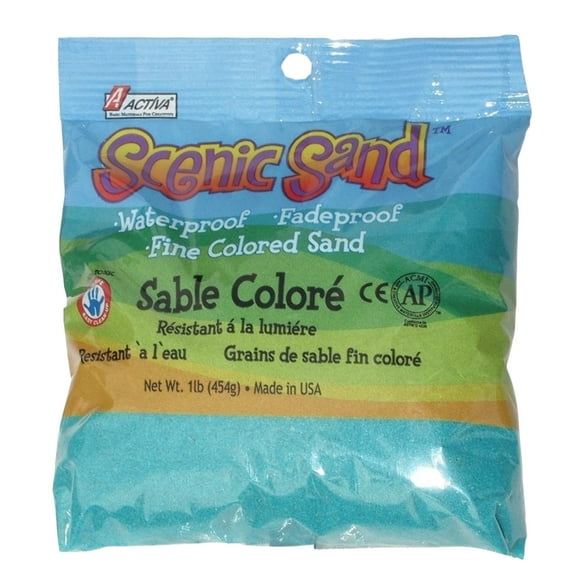 Activa Scenic Sand, 1 lb.,Turquoise