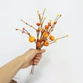thumbnail image 6 of Pumpkin Picks Fall Branches, Ongmies Fall Berry Stems, Artificial Berry Pumpkin Stems – Orange Pumpkin Picks and Faux Flowers Bouquet for Autumn, Thanksgiving, and Halloween Decoration, 6 of 7