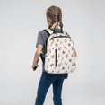 thumbnail image 5 of Honeii Bees And Flowers Print Lightweight Backpacks,Carry on Backpack,Durable Backpack for School, Work & Travel, 5 of 7