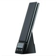 thumbnail image 2 of Lámpara de escritorio con inalámbrico, puerto de carga USB, luz de con reloj despertador 3 niveles de brillo ajustables para accesorios Negro Salvador Lámpara portátil, 2 of 10