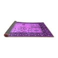 thumbnail image 2 of Ahgly Company Indoor Round Oriental Purple Industrial Area Rugs, 4' Round, 2 of 4