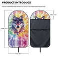 thumbnail image 7 of XYZCANDO Car Seat Towel Cover Waterproof, Compatible with Van Truck Seat, Bucket Seat Protector Fit for Sedans Vans(Sunglass Wolf Vibes 1 Pack), 7 of 7