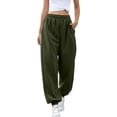 thumbnail image 5 of SRZYMJ Yoga Pants Women Wide Leg Pants Women's High Waisted Tapered Joggers for Athletic Training and Everyday Casual Wear with Convenient, 5 of 9