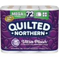 thumbnail image 3 of Georgia-Pacific Quilted Northern Plush Bath Tissue 3 Ply - 284 Sheets/Roll - White - Smooth, Soft, Comfortable, Flushable, Septic Safe - 18 Rolls Per Carton - 5112 / Pack, 3 of 4