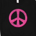 thumbnail image 3 of Inktastic Peace Sign Pink Retro Toddler Sweatshirt, 3 of 4