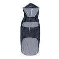 thumbnail image 4 of OULII Dog Raincoat Cape Paste Button Adjustable Black Polyester 1Set, 4 of 6