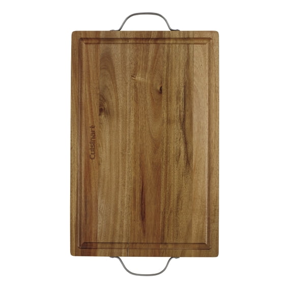 Cuisinart 18” x 12” 2-Handle Acacia Carving/Serving Board