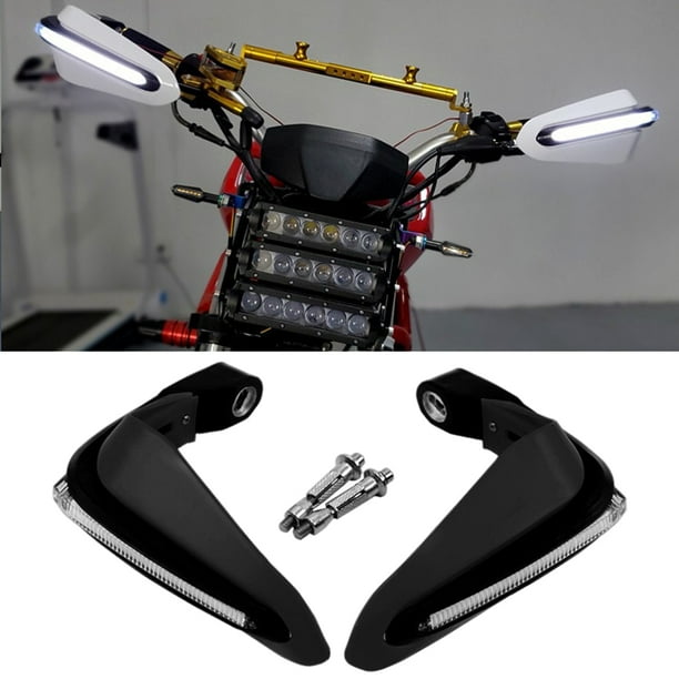 Motocicleta Macarena LED Protección Contra Choques Accesorio Universal Manoplas