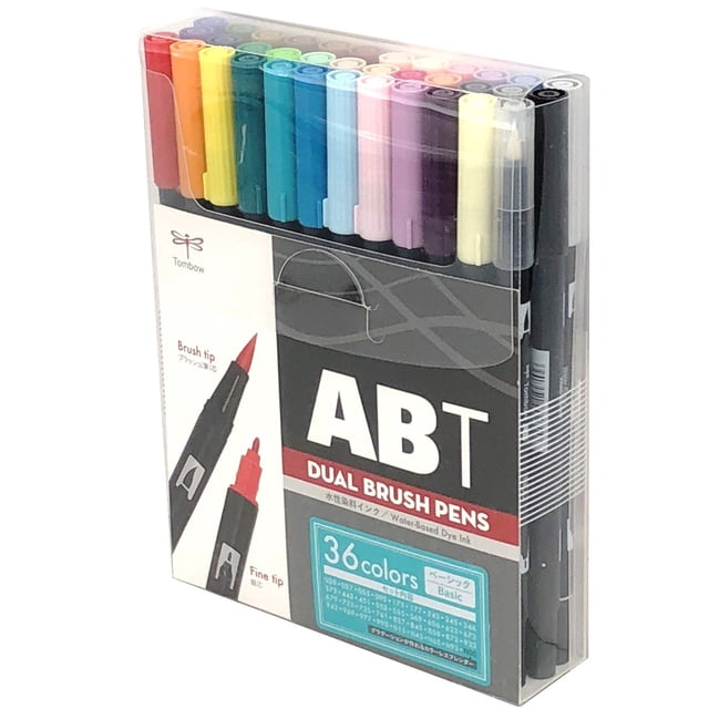 Marcador Doble Tombow Dual Brush Pen ABT, 36 Colores