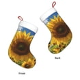 thumbnail image 3 of Haiem Sky Golden Sunflower Field Pattern Christmas Stockings, Personalized 18 Inches Knit Christmas Stockings Xmas Hanging Stockings for Family Christmas Decorations, 3 of 7