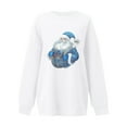 thumbnail image 4 of FDGIU Women's Funny Christmas Graphic Sweatshirt - Plus Size Crewneck Long Sleeve Pullover, Casual Comfy Holiday Tunic Blouse, 4 of 5