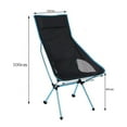 thumbnail image 4 of Bangcool Chaise de Camping Portable Chaise Pliante d'Extérieur Chaise de Pêche avec Sac de Transport, 4 of 10
