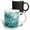 Multicolor, variant on 3drose, Usa, Alaska, Endicott Arm. Detail of Iceberg Patterns., 11oz Two-tone Blue Mug