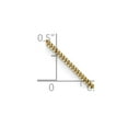 thumbnail image 2 of 14k Yellow Gold Polished 1.3mm Curb Pendant Chain Necklace 20 Inch Spring-Ring Chain Necklace for Women and Men, 2 of 2