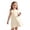 Light Yellow, variant on Sunny Beach Day Dress For Girls Sleeveless Solid Color For Kids Lightweight Cozy For Warm Weather Winter Dress