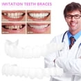 thumbnail image 3 of Muyoka Dientes flexibles de ajuste c贸modo: conjunto a juego superior e inferior, aletas el谩sticas Ajuste c贸modo Sonrisa perfecta Restauraci贸n r谩pida de los dientes, 3 of 7
