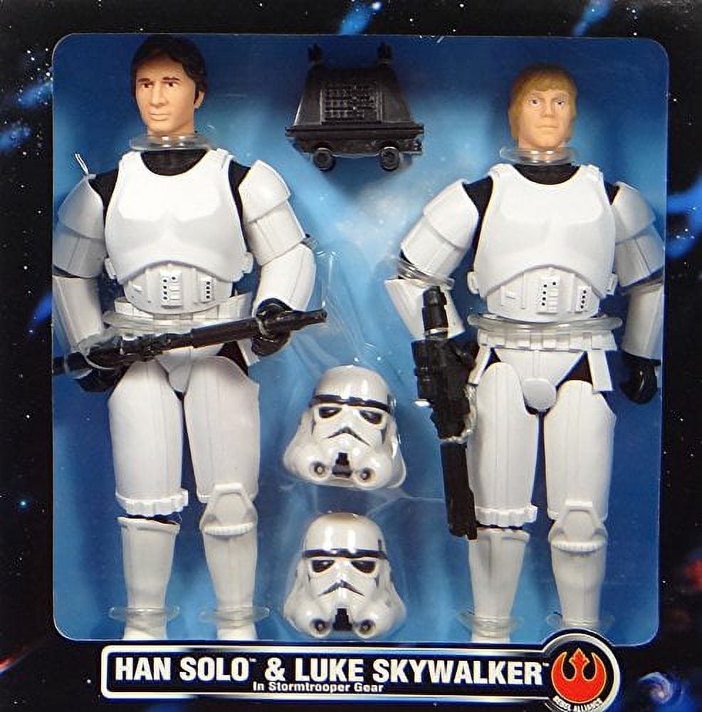 Star Wars Collector Series Han & Luke Stormtrooper Figures 1996 Kenner #27867