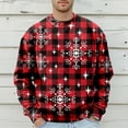 thumbnail image 5 of Hoodies for Men Mens Christmas Plus Size Hoodless Pullovers Fashion Sweatshirts Holiday Logo Print Clothing Tops Hop Oversized Sweatshirts Mens Hoodies under 10 Long Sleeve Fall Shirts State Pr Red S, 5 of 5