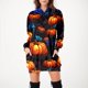 thumbnail image 1 of WILLBEST Vestidos de Algodon para Mujer, Vestido Cómodo para Mujer, Vestido Estampado Vintage, Sudaderas de Manga Larga, Vestidos Midi de Manga Larga con Bolsillos Mediana​​, 1 of 3