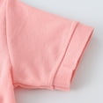 thumbnail image 7 of Linfrsh Boys Polo Shirt Short Sleeve School Uniform Blouse Toddler Spring Summer Shirt Casual Collared Shirts Holiday Plain Shirts for Boys Children(Pink,4-5 T), 7 of 7