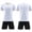 White, variant on Iyufng 2 Pieces Sports Outfit, Summer Printed Soccer Jersey and Shorts Set,Boys and Girls