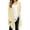 *Khaki, variant on VBVC Women's Cotton Linen Open Front Cardigan , Ladies' Asymmetrical Hem Long Sleeve Top , Lightweight Drape Duster For Women, S-3XL