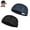 Black+Blue, variant on 2 Pack Men's Breathable Brimless Hat, Summer Large Mesh Skullcap, Adjustable Lightweight Tang Style for Outdoor Daily Wear