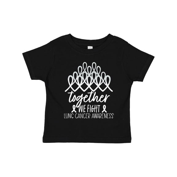 Inktastic Together, We Fight Lung Cancer Awareness Boys or Girls Toddler T-Shirt