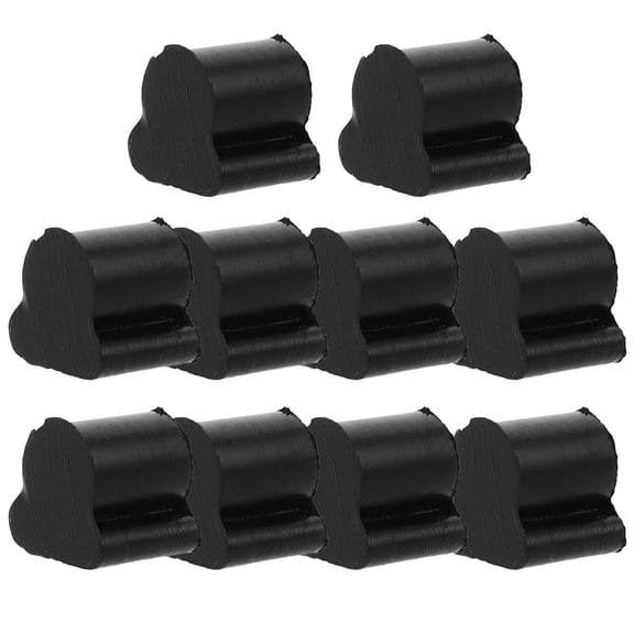 Raindrops 10Pcs Durable Rubber Valve Stopper Pads for Euphonium French Horn Instruments