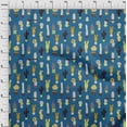 thumbnail image 4 of oneOone Cotton Flex Medium Blue Fabric Cactus Sewing Craft Projects Fabric Prints By Yard 40 Inch Wide-R4, 4 of 5