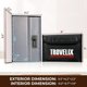 thumbnail image 4 of KOFAIR Book Safe Lock Box con bolsa ign&iacute;fuga (caf&eacute;), 4 of 6