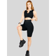 thumbnail image 3 of Short Deportivo de Mujer Malabis Negro Stretch Texturizado Push Up, 3 of 5