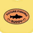 thumbnail image 4 of Inktastic Future Fishing Buddy Boys or Girls Baby Bib, 4 of 4