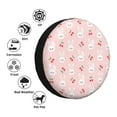 thumbnail image 4 of Sikiie Rabbit And Cherry PVC Leather Spare Tire Wheel Cover Spare Tire Cover, for Car Truck SUV Camper Trailer Universal Fit(14-17in)-17 inch, 4 of 6