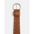 thumbnail image 4 of No Boundaries Tapered Hip Belt with Studs, Women's, Cognac, 4 of 4